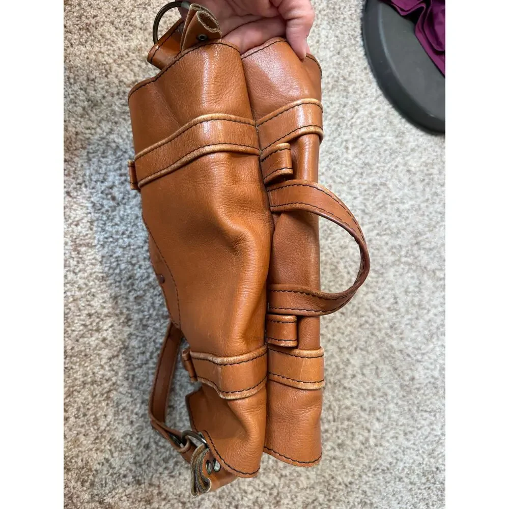 Genuine Leather Vintage Brown Slouchy Satchel, Soft & supple Leather crossbody